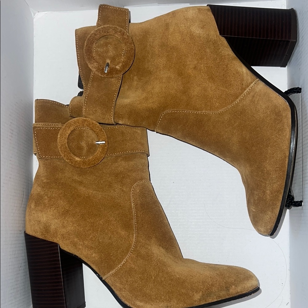 Suede Ankle Booties